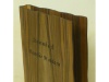 A4 Stammbuch mit formgefrästen Kanten,
Nussbaum, 28 x 33 cm